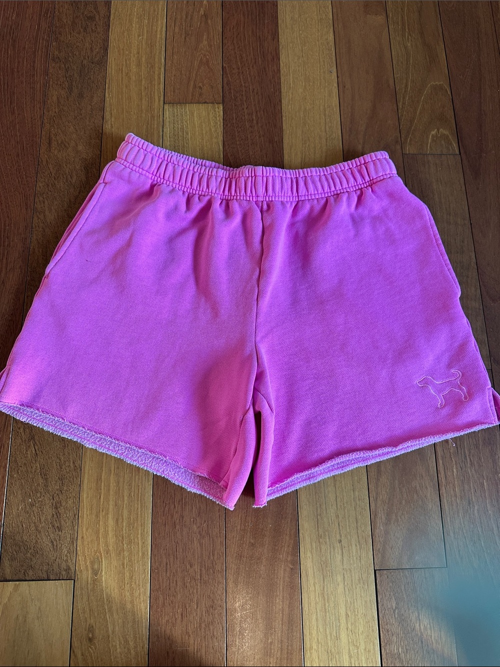 Pink Women's Hot Pink Fleece Lounge Shorts